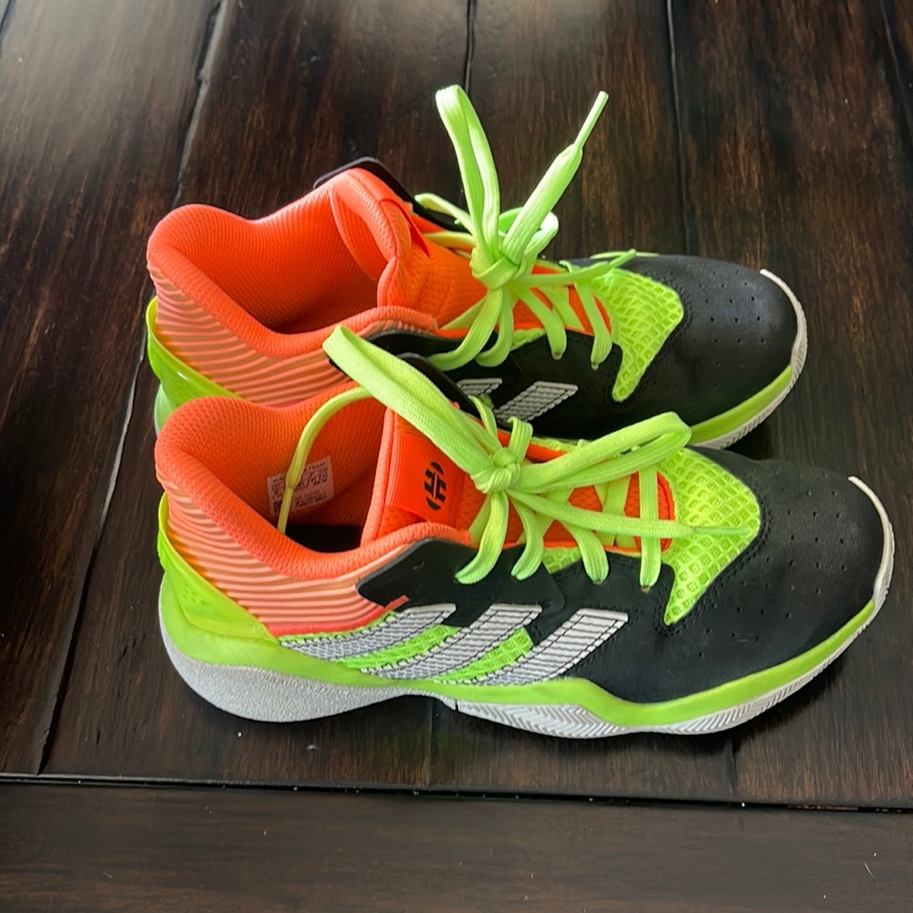 Harden Adidas Basketball Shoes (Worn Indoors only) 6Y